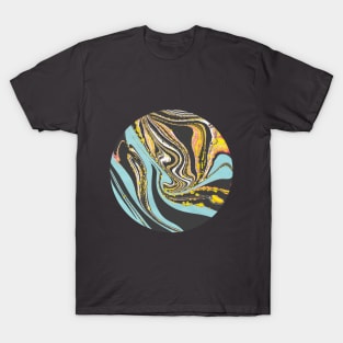 Wavy Marbling T-Shirt